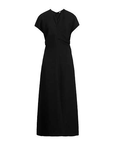 TOTEME Long dress Black 92% Viscose, 8% Elastane