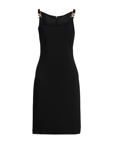 VERSACE Midi dress Black 95% Viscose, 5% Elastane