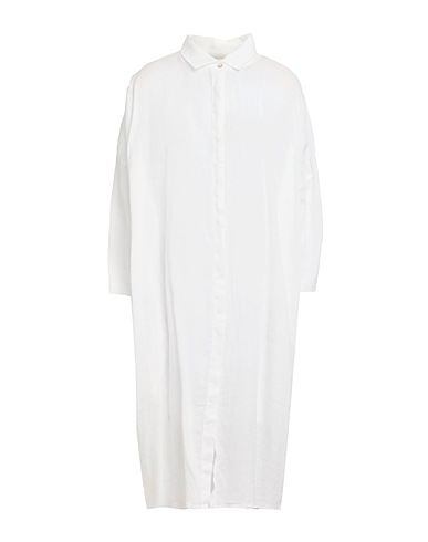 CROSSLEY Midi dress White 100% Linen
