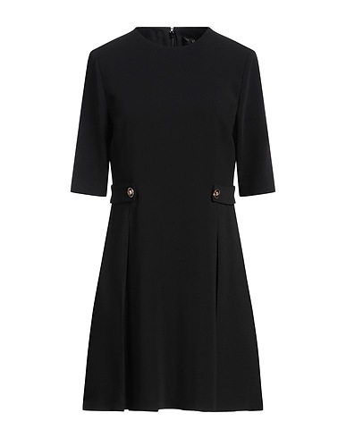 VERSACE Short dress Black 95% Viscose, 5% Elastane, Acetate