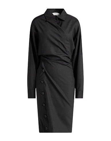 PHILOSOPHY di LORENZO SERAFINI Vestito midi Nero 54% Poliestere, 44% Lana, 2% Elastan