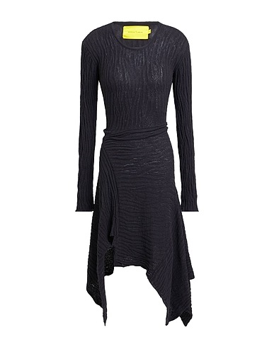 MARQUES' ALMEIDA Midi dress Black 100% Recycled cotton