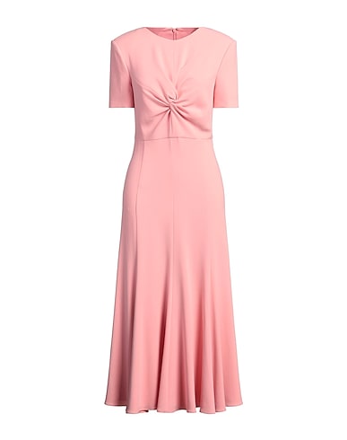 ROLAND MOURET Midi dress Pink 70% Acetate, 30% Polyester