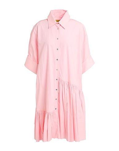 MARQUES' ALMEIDA Vestito chemisier Rosa 100% Cotone organico