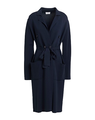 P.A.R.O.S.H. Full-length jacket Midnight blue 68% Viscose, 32% Polyamide