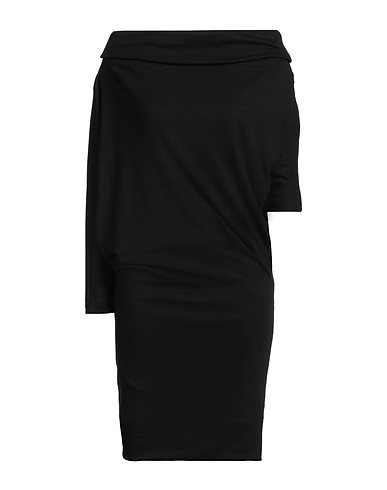 NENAH® Kurzes Kleid Schwarz 78% Viskose, 18% Polyester, 4% Elastan