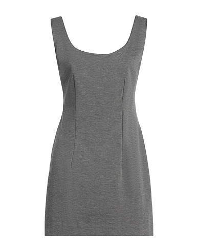 VICOLO Sheath dress Grey 65% Viscose, 30% Polyamide, 5% Elastane