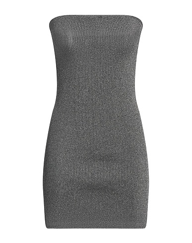 GCDS Sheath dress Charcoal 73% Viscose, 27% Polyester