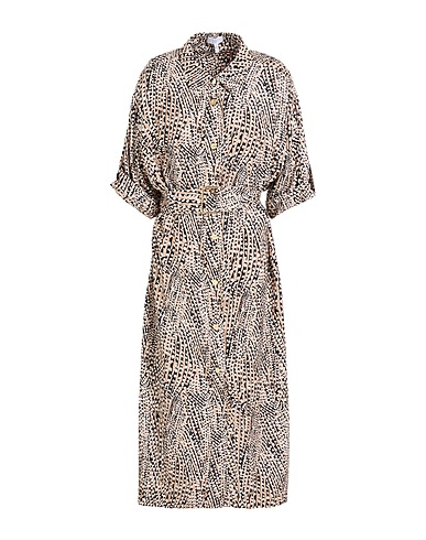 ESCADA SPORT Vestito chemisier Cammello 100% Viscosa