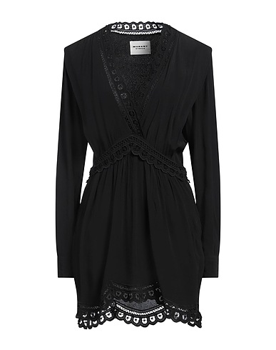 MARANT ÉTOILE Short dress Black 100% Viscose, Polyester