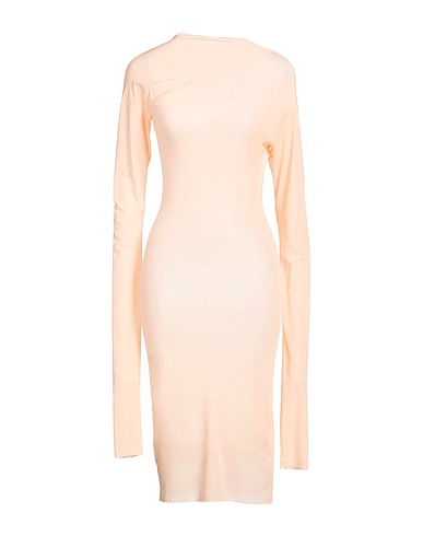 DRIES VAN NOTEN Midi dress Apricot 75% Polyamide, 25% Viscose