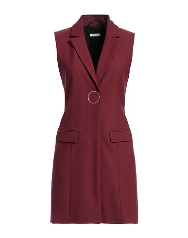 PATRIZIA PEPE Blazer dress Burgundy 53% Polyester, 43% Virgin Wool, 4% Elastane