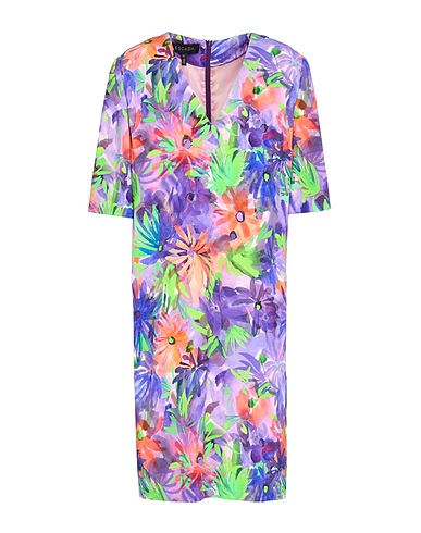 ESCADA Kurzes Kleid Violett 97% Viskose, 3% Elastan