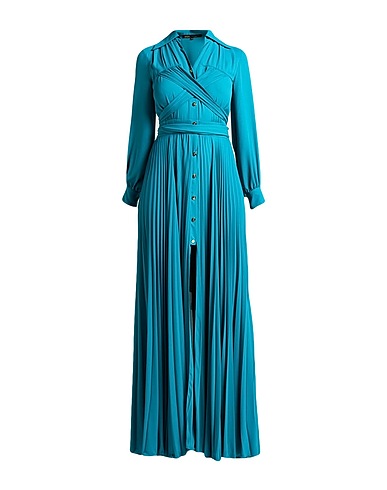 BABYLON Long dress COLLECTION Deep teal 100% Polyester