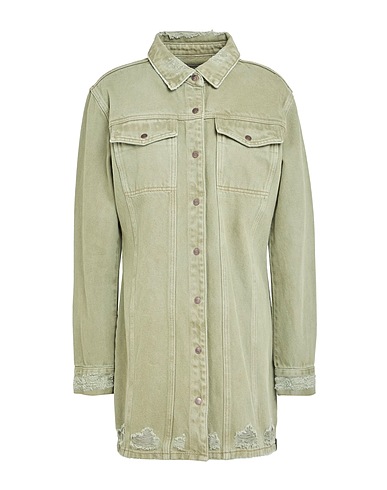 ONE TEASPOON Denim dress Military green 100% Cotton