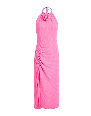 LANÇA PERFUME Midi dress Fuchsia 95% Polyester, 5% Elastane