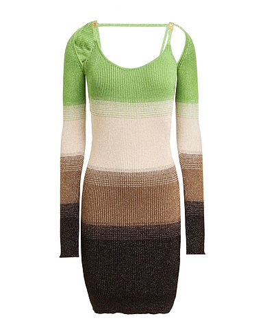 GCDS Sheath dress 60% Viscose, 27% Polyester, 13% Metallic fiber