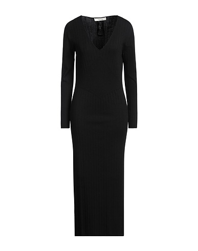 LIVIANA CONTI Tubino Nero 72% Viscosa, 28% Poliestere