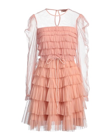 TWINSET Short dress Salmon pink 100% Polyester