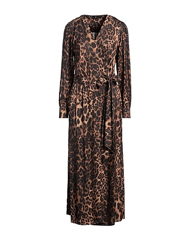 RIANI Vestito lungo Marrone 100% Viscosa
