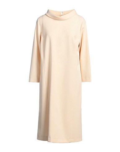 XANDRES Midi dress Cream 65% Polyester, 30% Viscose, 5% Elastane