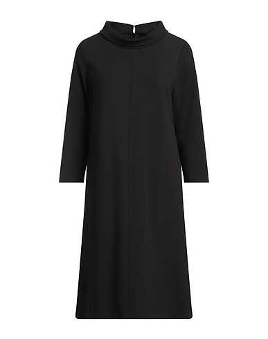 XANDRES Midi dress Black 65% Polyester, 30% Viscose, 5% Elastane