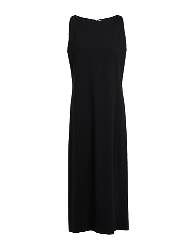 KILTIE Midi dress Black 69% Viscose, 25% Polyamide, 6% Elastane