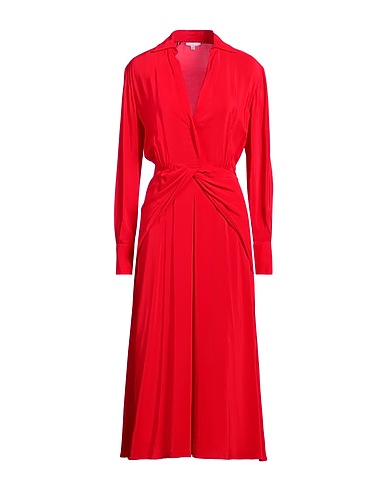 TOMMY HILFIGER Midi dress Red 100% Viscose