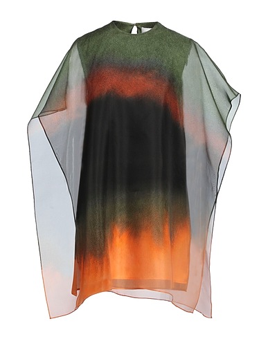 CHRISTIAN WIJNANTS Short dress Military green 100% Silk, Elastane
