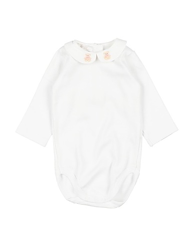 M.FERRARI Baby bodysuit White 100% Cotton