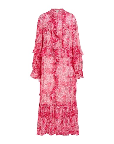 TED BAKER Μακρύ φόρεμα Ματζέντα 100% Πολυεστέρας