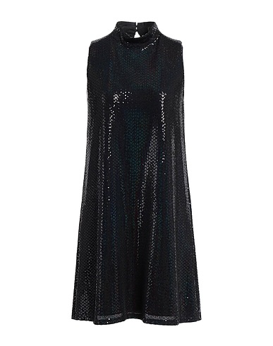 SENSO by ATMOSFASHION Vestito corto Blu notte 91% Poliammide, 5% Elastan, 4% Metallo