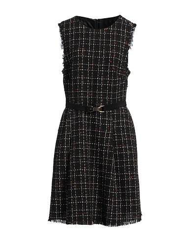 RIANI Vestito midi Nero 42% Poliacrilico, 34% Poliestere, 20% Lana, 4% Altre Fibre, Metallo