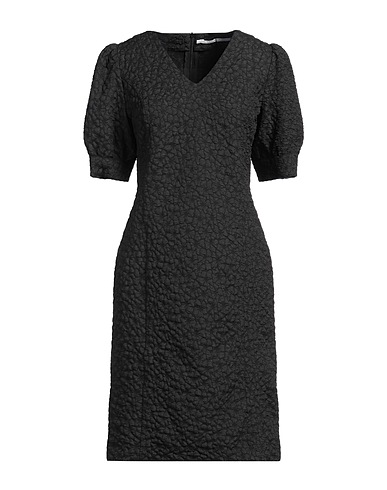 XANDRES Midi dress Black 100% Polyester
