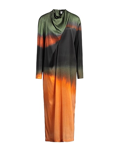 CHRISTIAN WIJNANTS Long dress Black 95% Silk, 5% Elastane