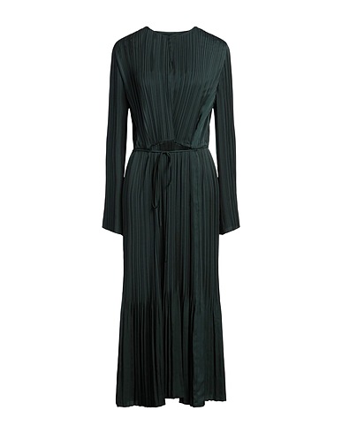 VINCE. Long dress Dark green 100% Polyester