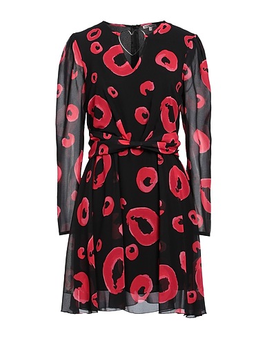 DENNY ROSE Short dress Black 100% Polyester