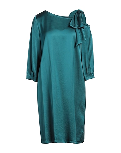 CAROLINE BISS Short dress Dark green 51% Viscose, 49% Polyester