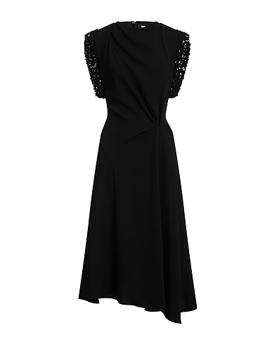 ISABEL MARANT Midi dress Black 71% Acetate, 29% Polyester, Acrylic