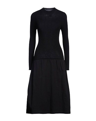 MM6 MAISON MARGIELA Midi dress Black 100% Cotton