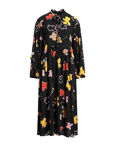 TED BAKER Midi dress Black 97% Polyester, 3% Elastane