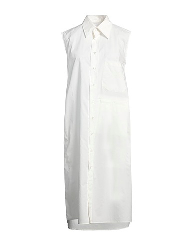 MM6 MAISON MARGIELA Midi dress White 100% Cotton