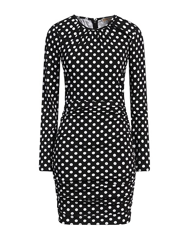 MICHAEL MICHAEL KORS DRESSES Black 95% Recycled viscose, 5% Elastane