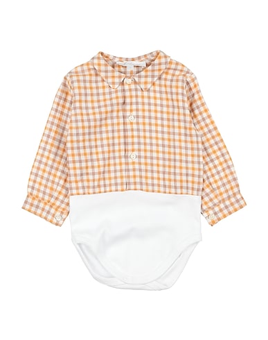 M.FERRARI Baby bodysuit GIALLO OCRA 100% Cotton