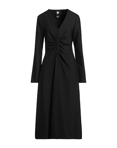 DKNY Midi dress Black 92% Polyester, 8% Elastane