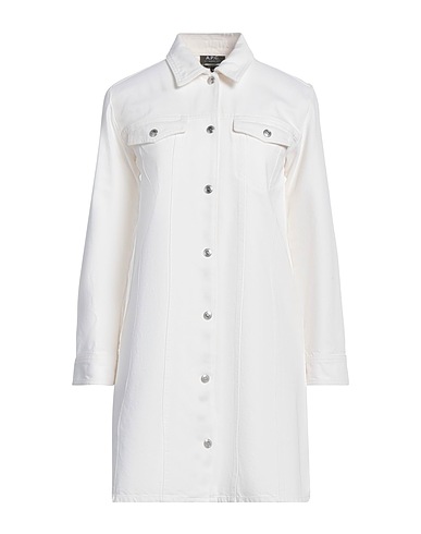 A.P.C. Denim dress White 100% Cotton