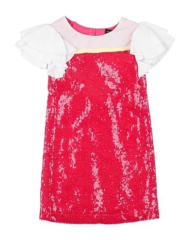 MONNALISA Vestito Fucsia 100% Poliestere, Cotone