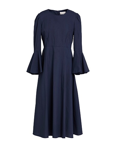 MEIMEIJ Midi dress Navy 100% Cotton