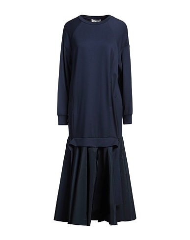 MEIMEIJ Midi dress Midnight blue 65% Viscose, 30% Polyamide, 5% Elastane, Polyester, Acetate