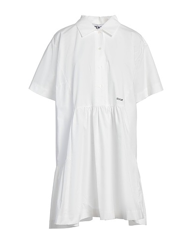 ICE PLAY Shirt dress White 100% Cotton